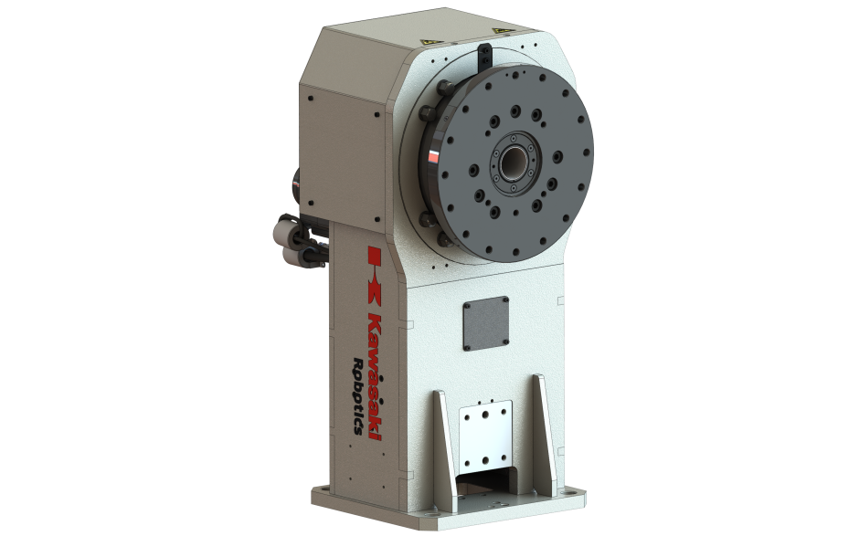 Single axis welding positioner with horizontal rotating axis and 500 kg payload - ECO version