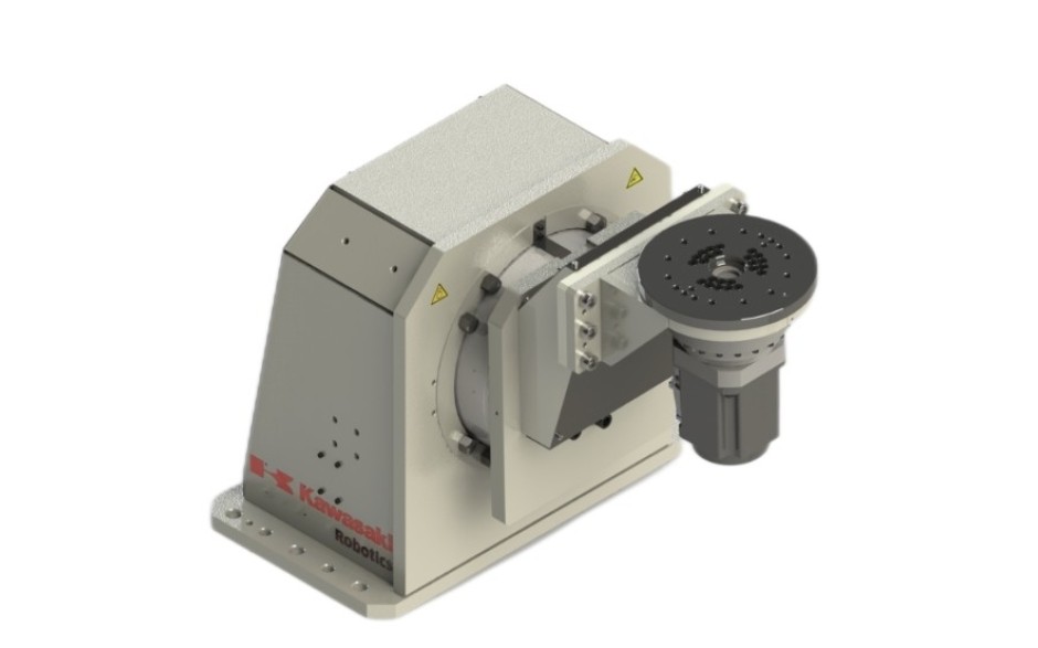 Double axis welding positioner with rated capacity of 460 kg