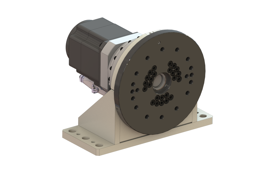 Single axis welding positioner with rated capacity of 460 kg