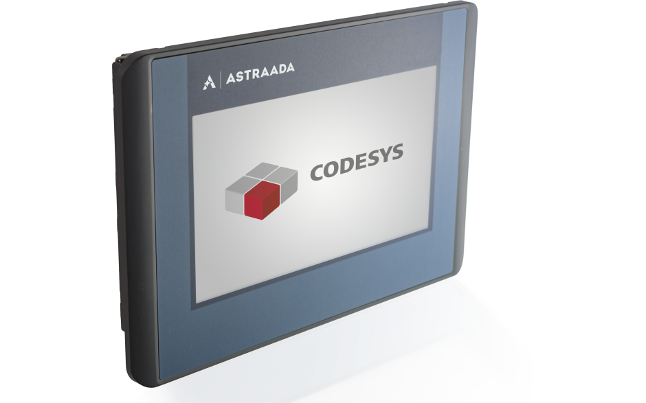 Astraada ONE Compact HMI Pro 10" - PLC+HMI, 10.1", 800 MHz ARM, 256MB RAM, 4DI, 4DO, 4AI, 1x RS232/485, 1x USB, 1x CAN, 2x ETH, 1x MicroSD, Codesys 3.5, Modbus TCP/RTU