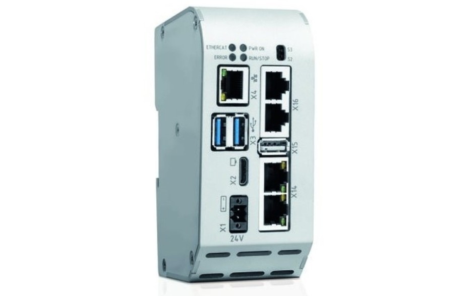 Astraada One Modular MC Plus  - Central Modular Controller, 1.5 GHz QuadCore, 8GB Flash, 1GB RAM, 2x Ethernet GB, 1x EtherCAT, 1x RS232/RS485, 1x CAN, 3x USB, Codesys V3.5