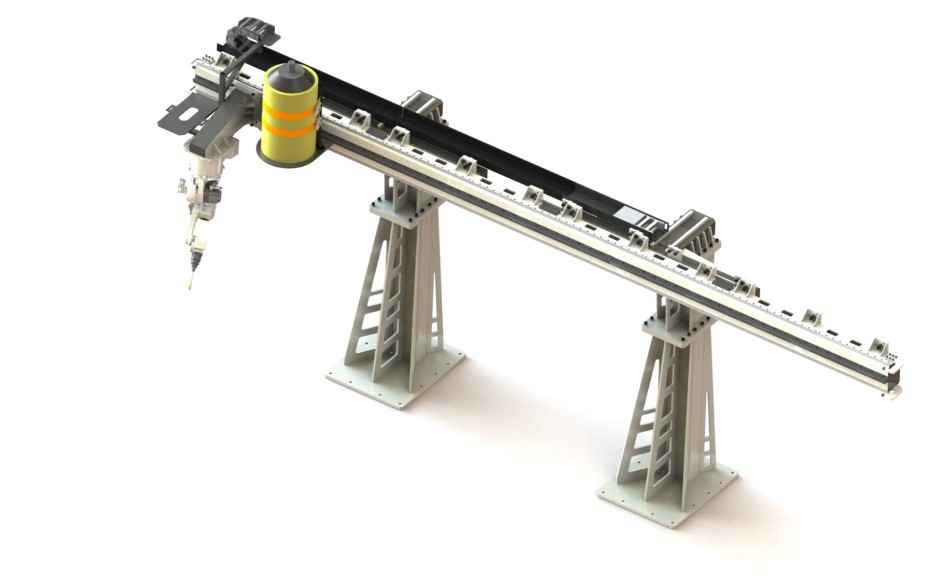 3m basic linear track TRK500 for RS010/13/20, BA006/013, RA010 robots 5