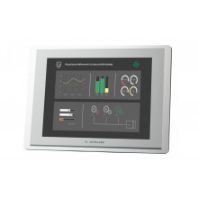 HMI touch panel 12,1”, TFT, (1024x768, 65k),  RS232, RS422/485, 3x RS485, USB Client/Host, Ethernet