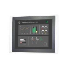 15" touch-screen operator panel; TFT matrix with 1024 x 768 resolution; 65535 colours; LED backlight; Ethernet; COM1 - RS232; COM2 - RS422/485; COM3 - RS485; 2 x USB (Client; Host);