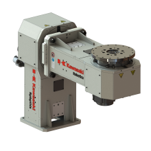 Double axis welding positioner with rated capacity of 250 kg