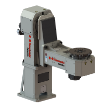 Double axis welding positioner with rated capacity of 250 kg