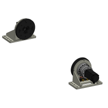 Single axis welding positioner with horizontal rotating axis and 250 kg payload - ECO version