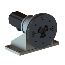 Single axis welding positioner with rated capacity of 230 kg