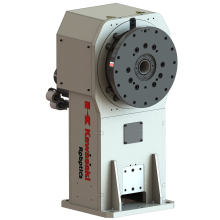 Single axis welding positioner with horizontal rotating axis and 500 kg payload - ECO version