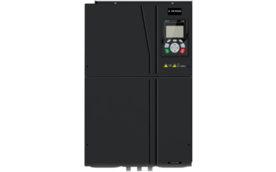 DRV-28 dažnio keitiklis: 110/132 kW, 3x400V maitinimas, vektorinis valdymas, STO, EMC filtras, DC droselis, LCD operatoriaus panelė, išplėtimo modulių palaikymas, ventiliacijos funkcijos, fire-mode, 30 mėn. garantija