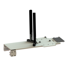 Option TRK500: Additional passive slider for a welding source and welding wire barrel